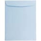 JAM Paper 10" x 13" Open End Catalog Envelopes, Baby Blue, 10/Pack (1286188B)