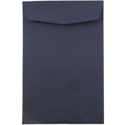 JAM Paper 6 x 9 Open End Catalog Envelopes, Navy Blue, 25/Pack (1287030)