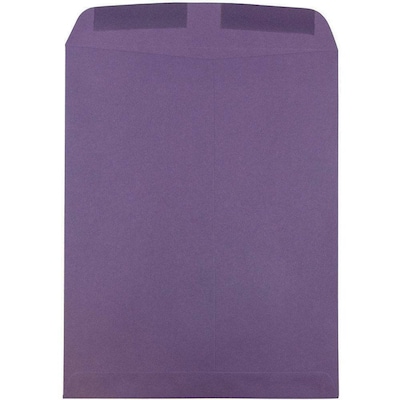 JAM Paper 10" x 13" Open End Catalog Envelopes, Dark Purple, 10/Pack (1287032C)