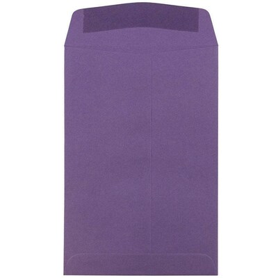 JAM Paper 6" x 9" Open End Catalog Envelopes, Dark Purple, 10/Pack (1287033D)