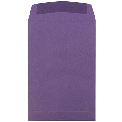 JAM Paper 6 x 9 Open End Catalog Envelopes, Dark Purple, 10/Pack (1287033D)