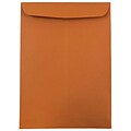 JAM Paper® 9 x 12 Open End Catalog Envelopes, Dark Orange, 10/Pack (1287531B)