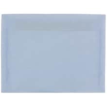 JAM Paper® 9 x 12 Booklet Envelopes, Translucent Vellum Surf Blue, 25/pack (1592173)