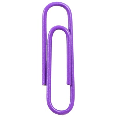 JAM Paper Small Paper Clips, Purple, 100/Pack (2183753)