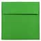 JAM Paper 6 x 6 Square Colored Invitation Envelopes, Green Recycled, 25/Pack (2792267)