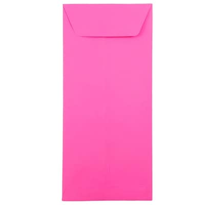 JAM Paper® #12 Policy Business Colored Envelopes, 4.75 x 11, Ultra Fuchsia Pink, 25/Pack (3156396)