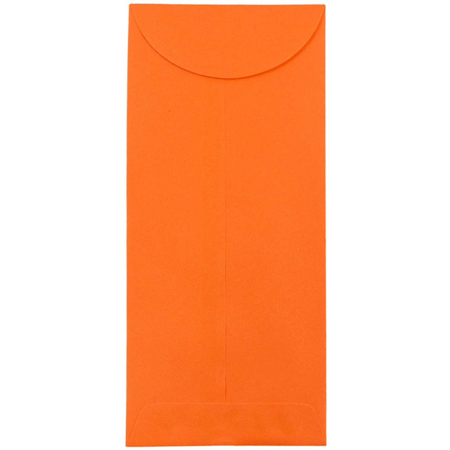 JAM Paper #12 Policy Business Colored Envelopes, 4.75 x 11, Orange Recycled, 25/Pack (3156399)