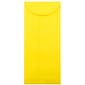 JAM Paper Open End #12 Currency Envelope, 4 3/4" x 11", Yellow Brite Hue, 50/Pack (3156400I)