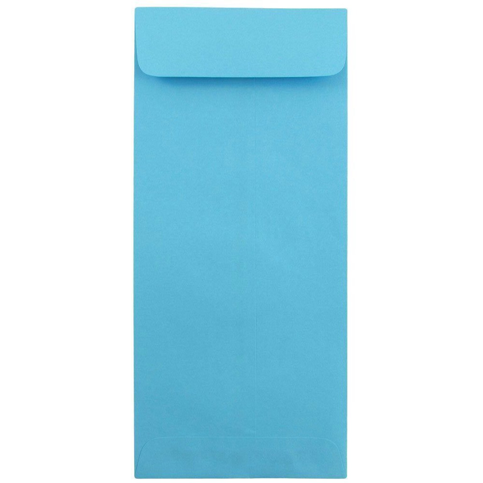 JAM Paper #12 Policy Business Colored Envelopes, 4.75 x 11, Blue Recycled, 50/Pack (3156401I)
