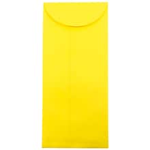 JAM Paper #14 Policy Business Commercial Envelope, 5 x 11 1/2, Yellow Brite Hue, 500/Pack (3156404