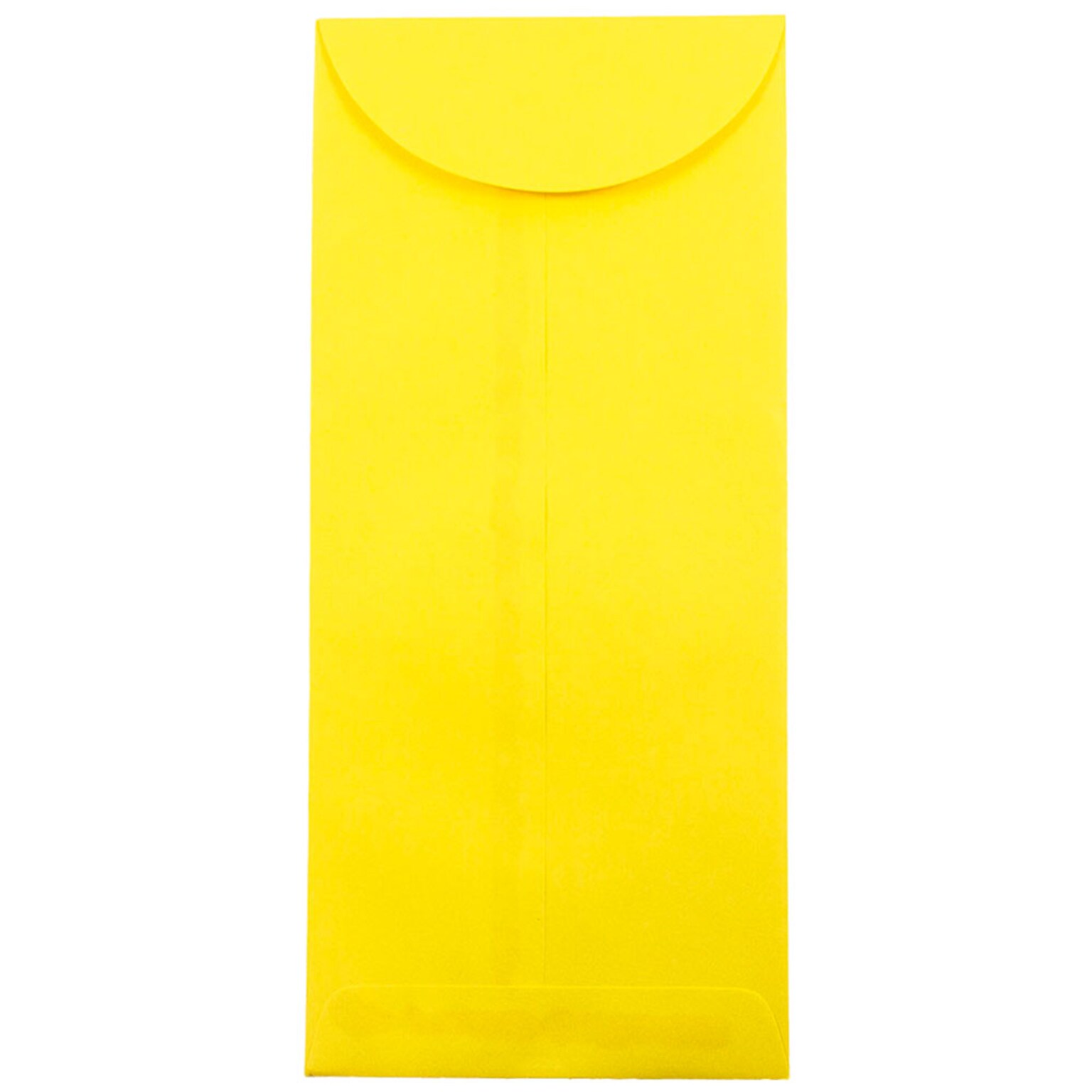 JAM Paper #14 Policy Business Commercial Envelope, 5 x 11 1/2, Yellow Brite Hue, 500/Pack (3156404H)