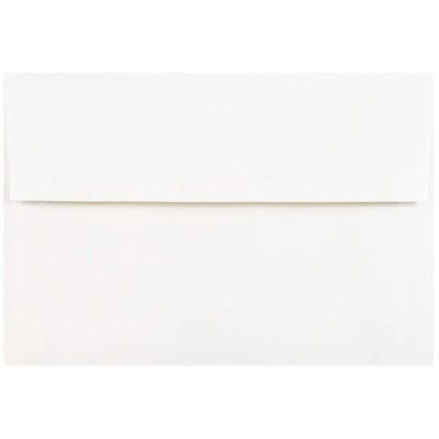 JAM Paper® A8 Foil Lined Invitation Envelopes, 5.5 x 8.125, White with Gold Foil, 50/Pack (3243664I)