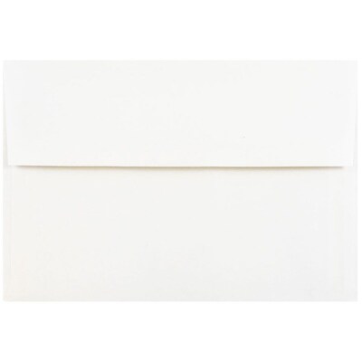 JAM Paper® A8 Foil Lined Invitation Envelopes, 5.5 x 8.125, White with Gold Foil, 25/Pack (3243664)