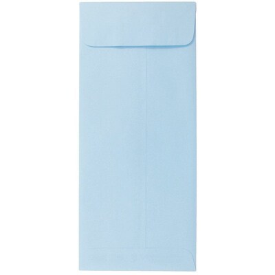 JAM Paper #10 Policy Business Envelopes, 4 1/8 x 9 1/2, Baby Blue, 25/Pack (3961300)