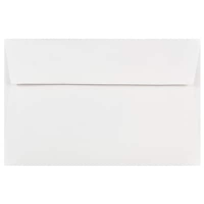 JAM Paper A9 Invitation Envelopes, 5.75 x 8.75, White, 25/Pack (4023213)