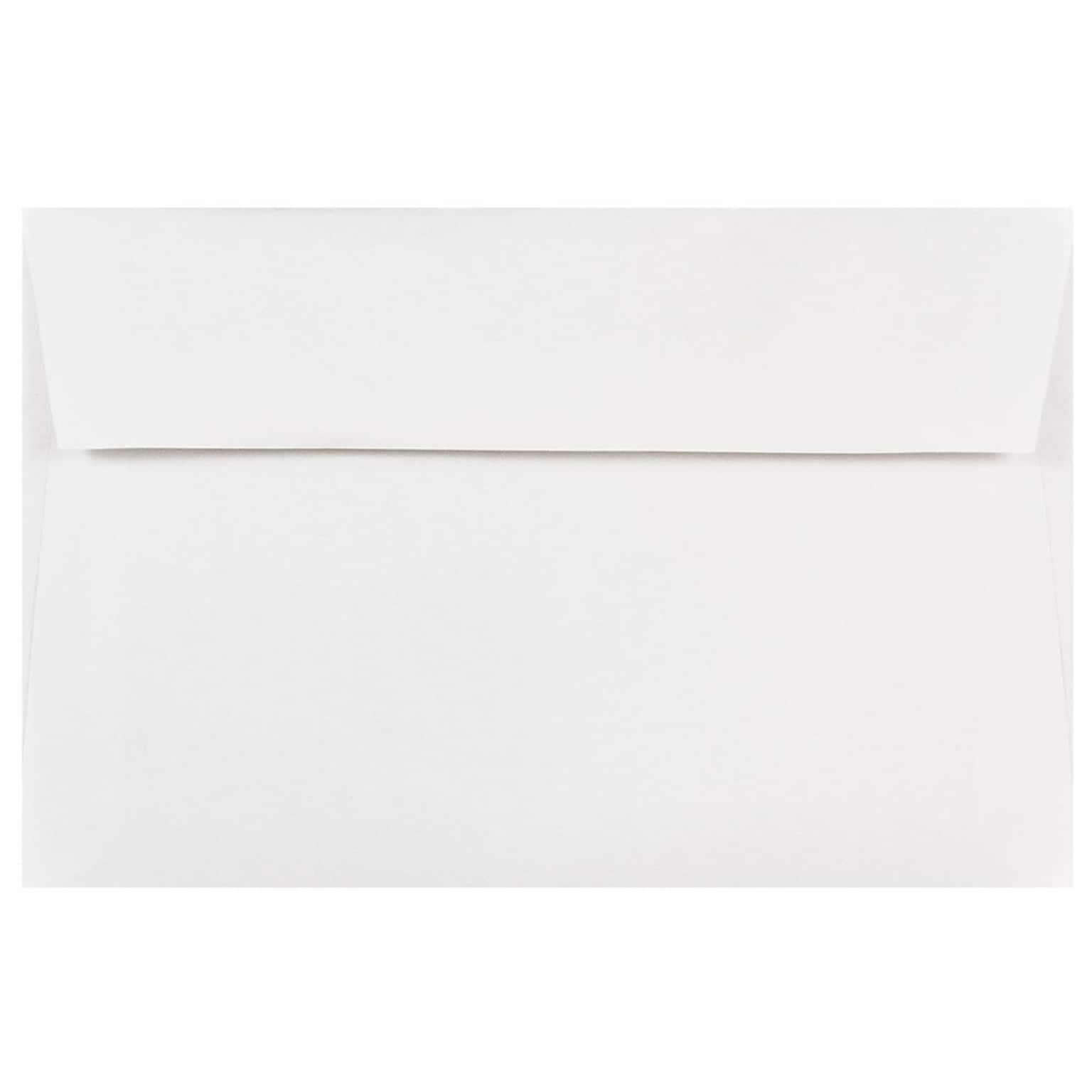 JAM Paper A9 Invitation Envelopes, 5.75 x 8.75, White, Bulk 250/Box (4023213H)