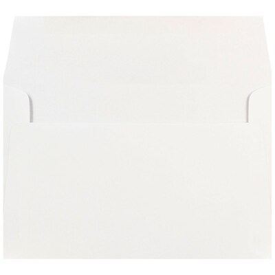 JAM Paper A9 Invitation Envelope, 5 3/4 x 8 3/4, White, 50/Pack (4023213I)