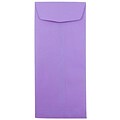 JAM Paper® #11 Policy Business Colored Envelopes, 4.5 x 10.375, Violet Purple Recycled, 50/Pack (4156909I)