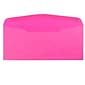 JAM Paper #10 Business Window Envelope, 4 1/8" x 9 1/2", Ultra Fuchsia Pink, 50/Pack (5156479I)