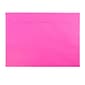 JAM Paper 9 x 12 Booklet Colored Envelopes, Ultra Fuchsia Pink, 25/Pack (5156770)