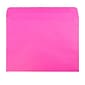 JAM Paper 9 x 12 Booklet Colored Envelopes, Ultra Fuchsia Pink, 25/Pack (5156770)