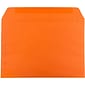JAM Paper 9 x 12 Booklet Colored Envelopes, Orange Recycled, 25/Pack (5156772)