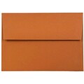 JAM Paper® 4Bar A1 Invitation Envelopes, 3.625 x 5.125, Dark Orange, Bulk 250/Box (5157436H)