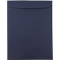 JAM Paper Open End Open End #13 Catalog Envelope, 10 x 13, Navy Blue, 100/Pack (12828427B)