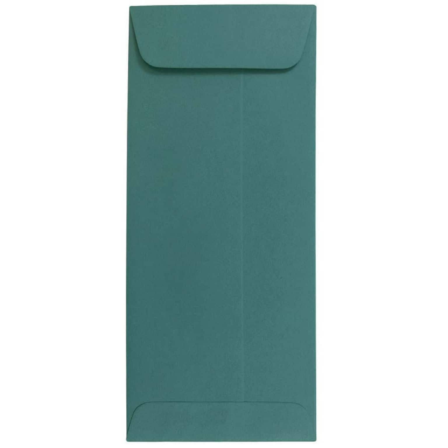 JAM Paper® #10 Policy Business Envelopes, 4.125 x 9.5, Teal, 25/Pack (21512995)