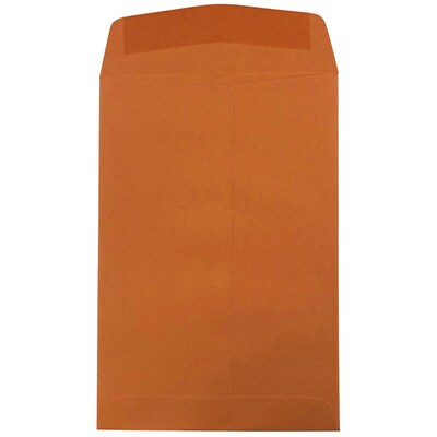 JAM Paper® 6 x 9 Open End Catalog Envelopes, Dark Orange, 10/Pack (31287521B)