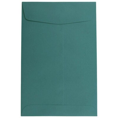 JAM Paper® 6 x 9 Open End Catalog Envelopes, Teal, 10/Pack (31287525C)