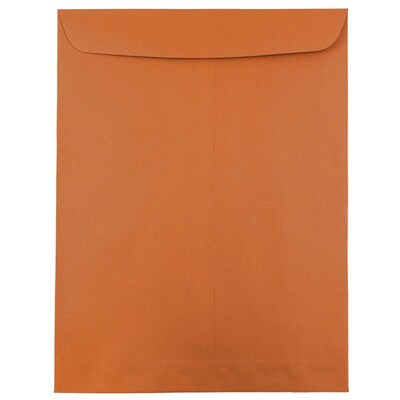 JAM Paper® 10 x 13 Open End Catalog Envelopes, Dark Orange, 10/Pack (31287540B)