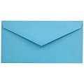 JAM Paper® Monarch Colored Envelopes, 3.875 x 7.5, Blue Recycled, Bulk 1000/Carton (34097574B)