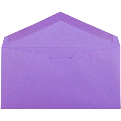 JAM Paper® Monarch Envelopes, 3.875 x 7.5, Violet Purple Recycled, 25/Pack (34097581)