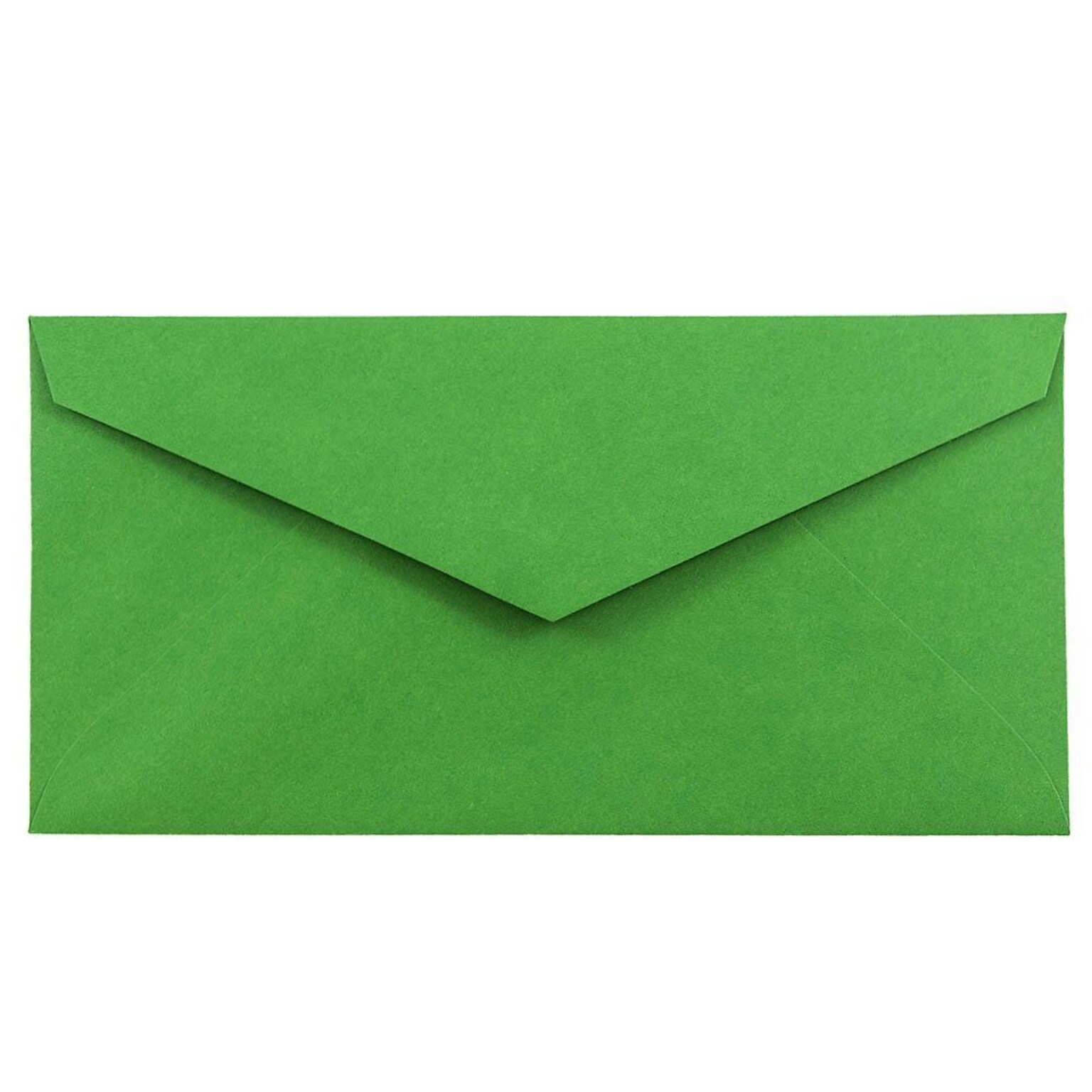 JAM Paper Monarch Open End Invitation Envelope, 3 7/8 x 7 1/2, Brite Hue Green, 50/Pack (34097582I)