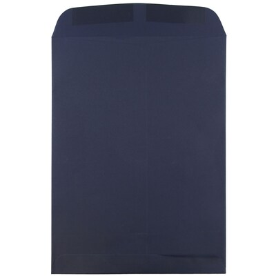 JAM Paper 9" x 12" Open End Catalog Envelopes, Navy Blue, 10/Pack (51287431C)