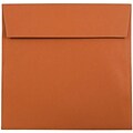 JAM Paper® 6 x 6 Square Invitation Envelopes, Dark Orange, 50/Pack (61511346I)