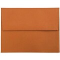 JAM Paper® A2 Invitation Envelopes, 4.375 x 5.75, Dark Orange, Bulk 250/Box (61511358H)