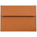 JAM Paper® A7 Invitation Envelopes, 5.25 x 7.25, Dark Orange, Bulk 250/Box (61511360H)