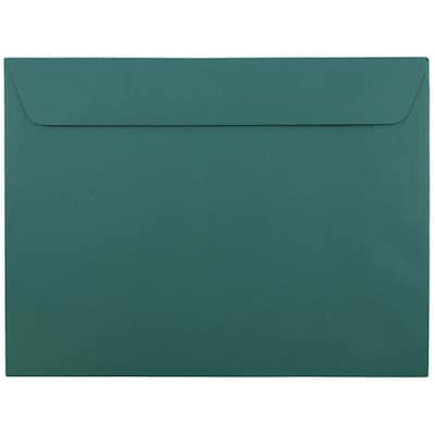 JAM Paper 9 x 12 Booklet Envelopes, Teal, 25/Pack (272316030)