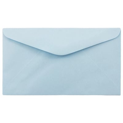 JAM Paper #6 3/4 Business Envelope, 3 5/8 x 6 1/2, Light Blue, 250/Box (557612641H)