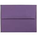 JAM Paper® A2 Invitation Envelopes, 4.375 x 5.75, Dark Purple, Bulk 250/Box (563912506H)