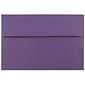 JAM Paper A7 Invitation Envelope, 5 1/4 x 7 1/4, Dark Purple, 50/Pack (563912508I)