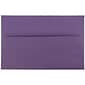 JAM Paper A8 Invitation Envelopes, 5.5 x 8.125, Dark Purple, 50/Pack (563912510I)