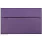 JAM Paper® A10 Invitation Envelopes, 6 x 9.5, Dark Purple, 25/Pack (563912514)