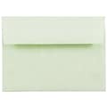 JAM Paper® 4Bar A1 Parchment Invitation Envelopes, 3.625 x 5.125, Green Recycled, 50/Pack (900826112