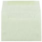 JAM Paper® 4Bar A1 Parchment Invitation Envelopes, 3.625 x 5.125, Green Recycled, 50/Pack (900826112I)