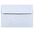 JAM Paper® 4Bar A1 Parchment Invitation Envelopes, 3.625 x 5.125, Blue Recycled, Bulk 250/Box (900877844H)