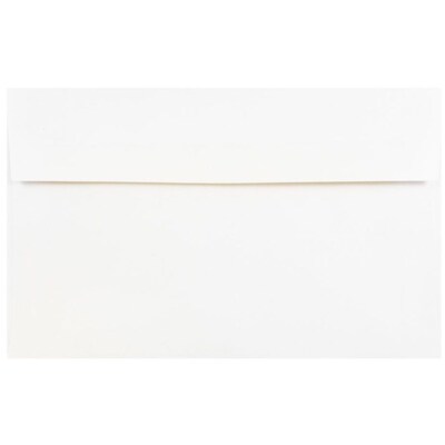 JAM Paper A10 Foil Lined Invitation Envelopes, 6 x 9.5, White with Gold Foil, 25/Pack (900905660)