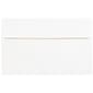 JAM Paper A10 Foil Lined Invitation Envelopes, 6 x 9.5, White with Gold Foil, 25/Pack (900905660)